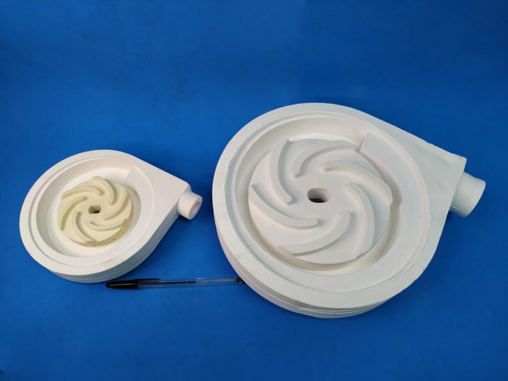 Voluta e rotor em alumina